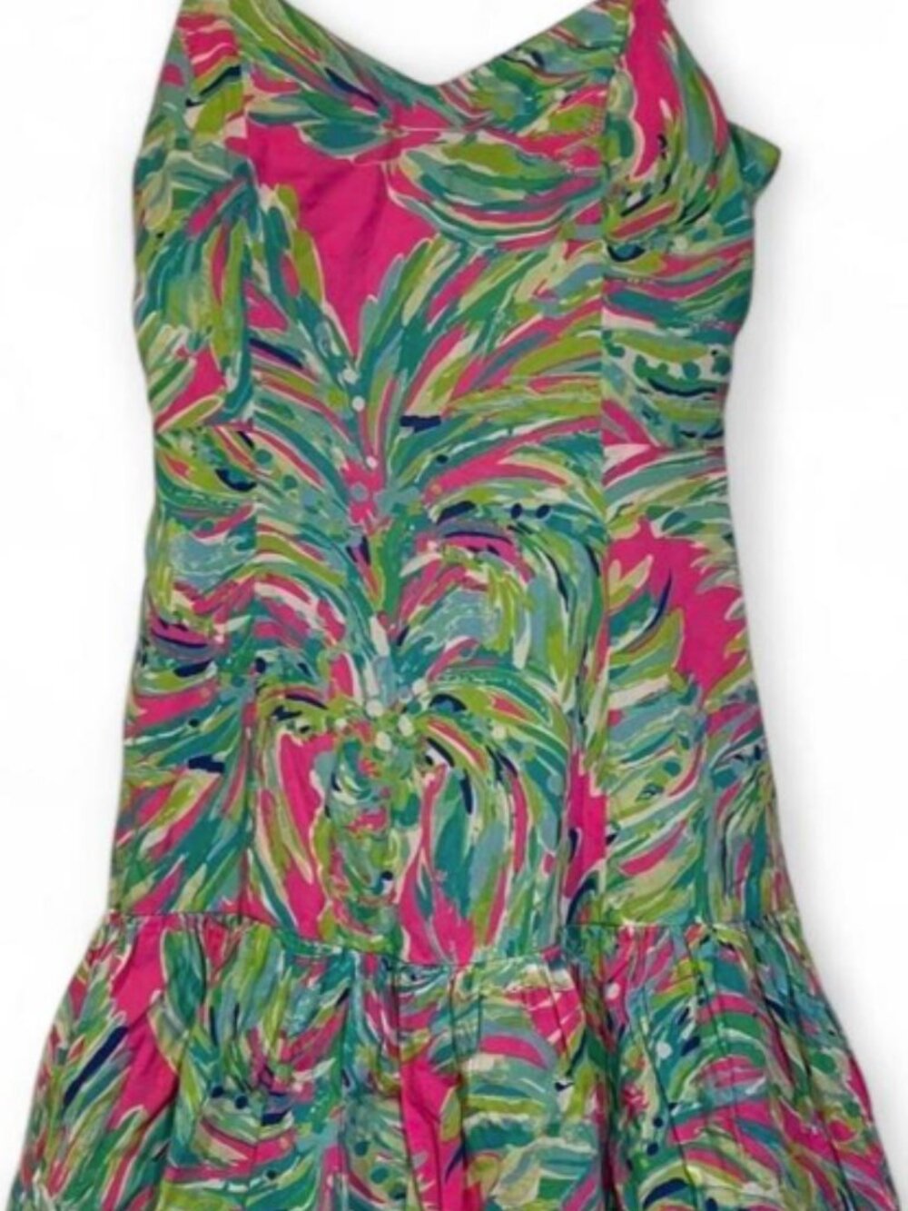 Lilly Pulitzer Morgana Dress "Shady Lady" Size 00